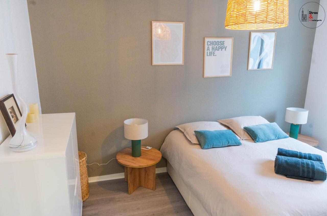 Appartement Chez La Clo' - Joli 2 Pieces, Parking Gratuit, Acces Direct Tram 2 Min A Pied à Strasbourg Extérieur photo