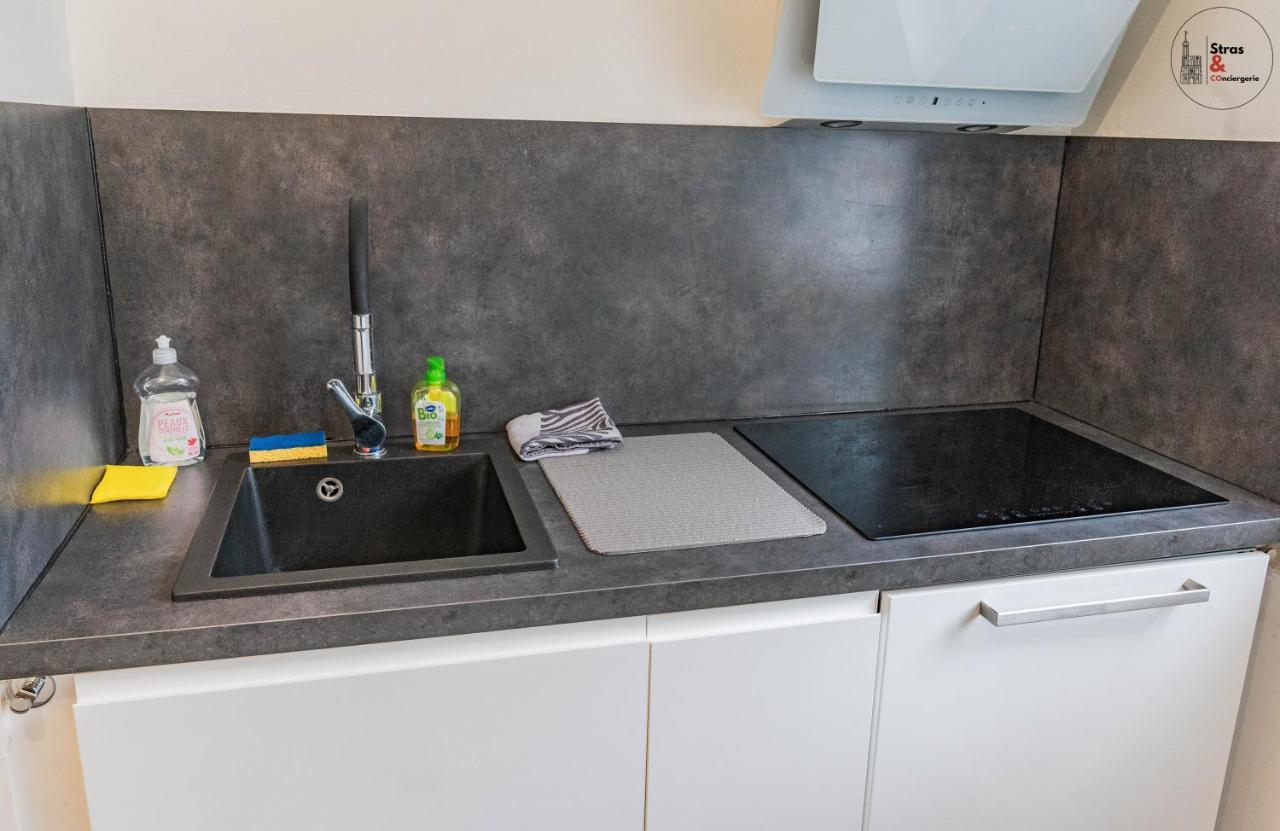 Appartement Chez La Clo' - Joli 2 Pieces, Parking Gratuit, Acces Direct Tram 2 Min A Pied à Strasbourg Extérieur photo