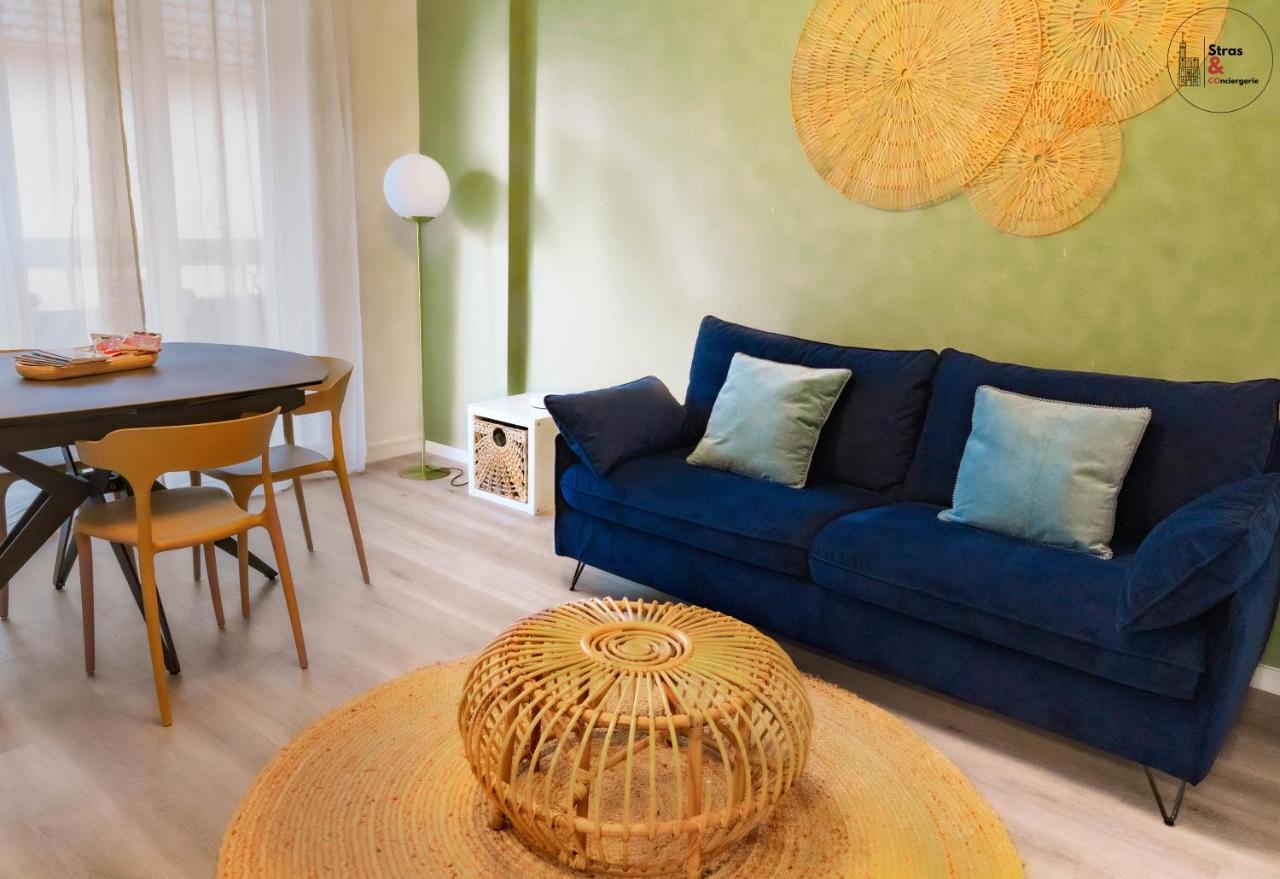 Appartement Chez La Clo' - Joli 2 Pieces, Parking Gratuit, Acces Direct Tram 2 Min A Pied à Strasbourg Extérieur photo